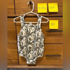 Kate Quinn beechwood modal bubble romper - dandelions